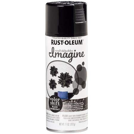 Rust-Oleum Spray Paint, Black Glitter, Gloss, 11 oz 345664